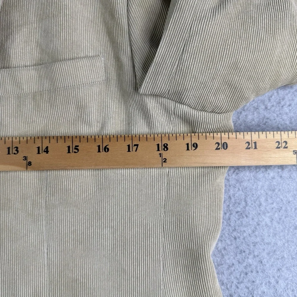 Meztizos Embroiled Corduroy Blazer Men's‎ 40 Tan Cotton Polyester Blend USA READ